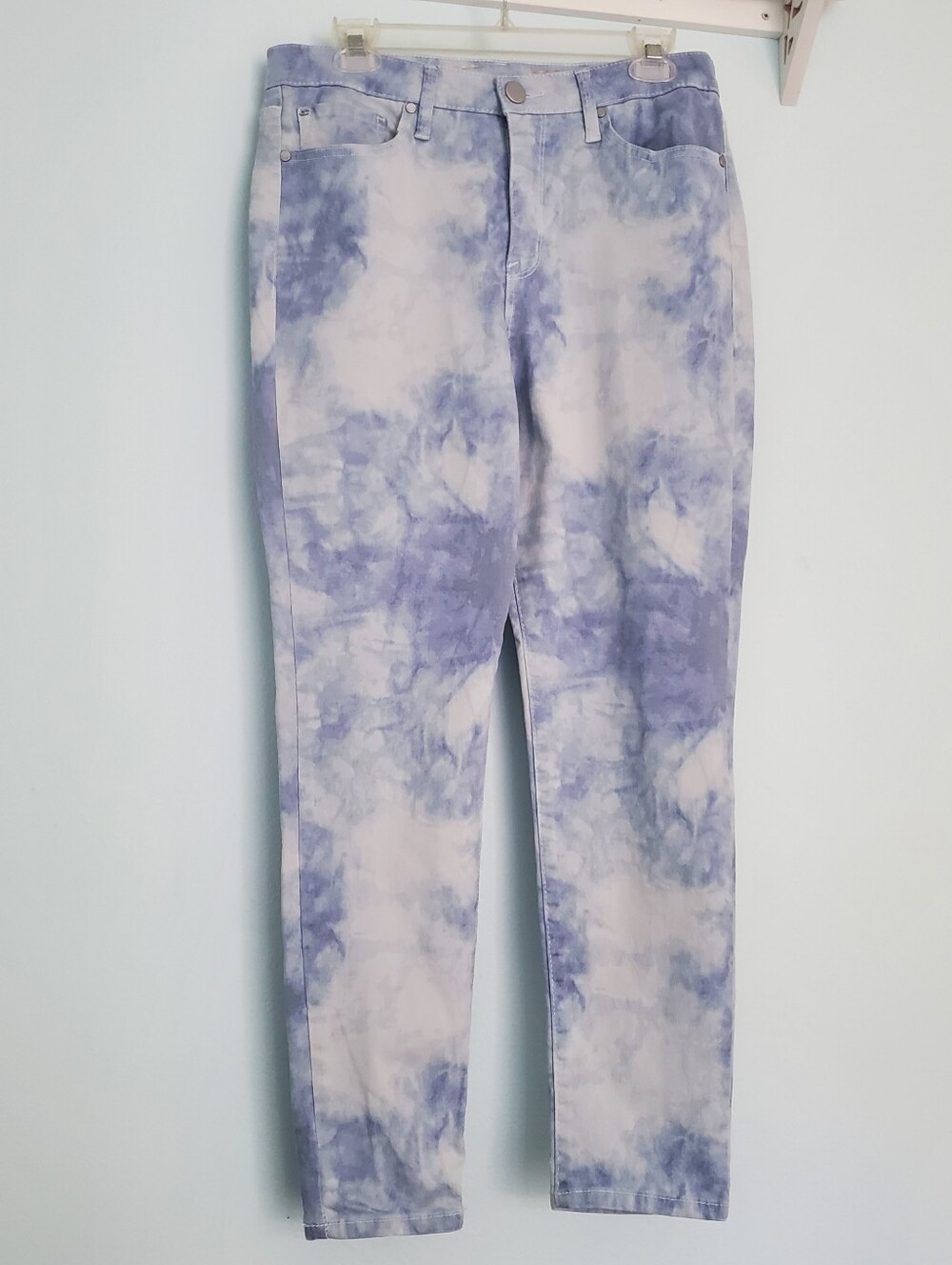 EUC Seven7 High Rise Hollywood Skinny Tie Dye Jeans Sz 12